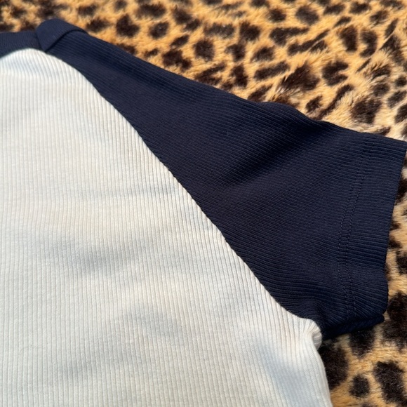 Brandy Melville White & Blue Top - Picture 8 of 8
